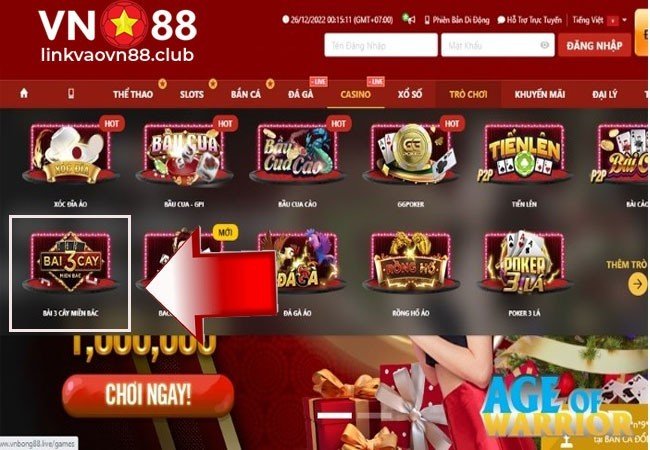 Bài 3 Cây Miền Bắc: Hướng Dẫn Cách Chơi Và Mẹo Cá Cược Không Thua 8 Nhấn vào bài ba cây