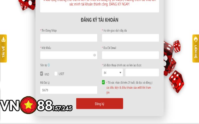 Hướng Dẫn Cách Chơi Blackjack VN88 Thắng Khủng 2024 8 Đăng nhập hoặc đăng ký tài khoản