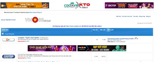 Tổng Hợp 6 Diễn Đàn Cá Độ Bóng Đá Xanh Chín Uy Tín Nhất Việt Nam 11 Điểm hẹn cho những bet thủ - Diễn đàn Cadovn.
