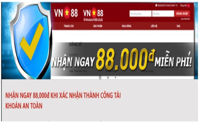 Khuyến Mãi 88 VND Khi Xác Nhận Tài Khoản Thành Công Tại VN88 6 Chương trình khuyến mãi VN88